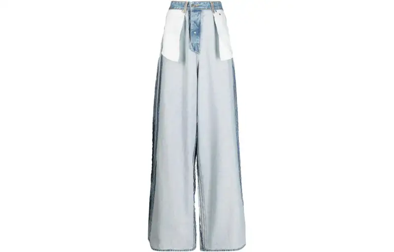 Vetements Inside-Out Denim Jeans