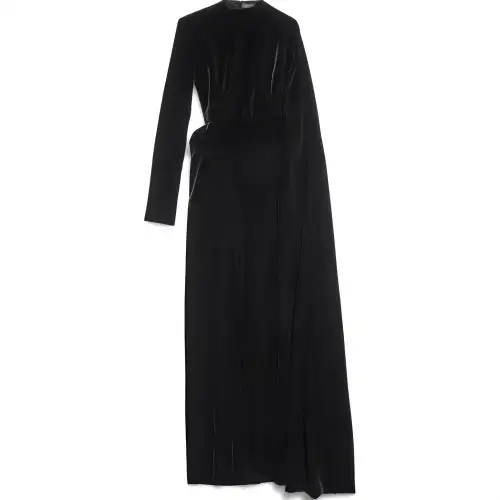 Balenciaga FW24 Long Sleeved Dress Women's Black