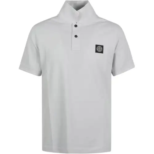 STONE ISLAND Compass patch Polo Shirt