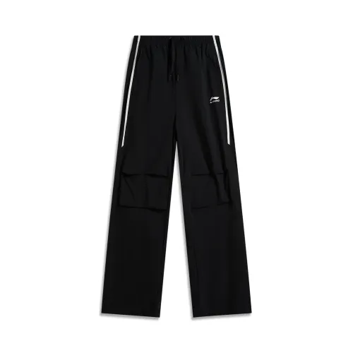 Li Ning Sports Life Collection Knitted Sweatpants Women's Black