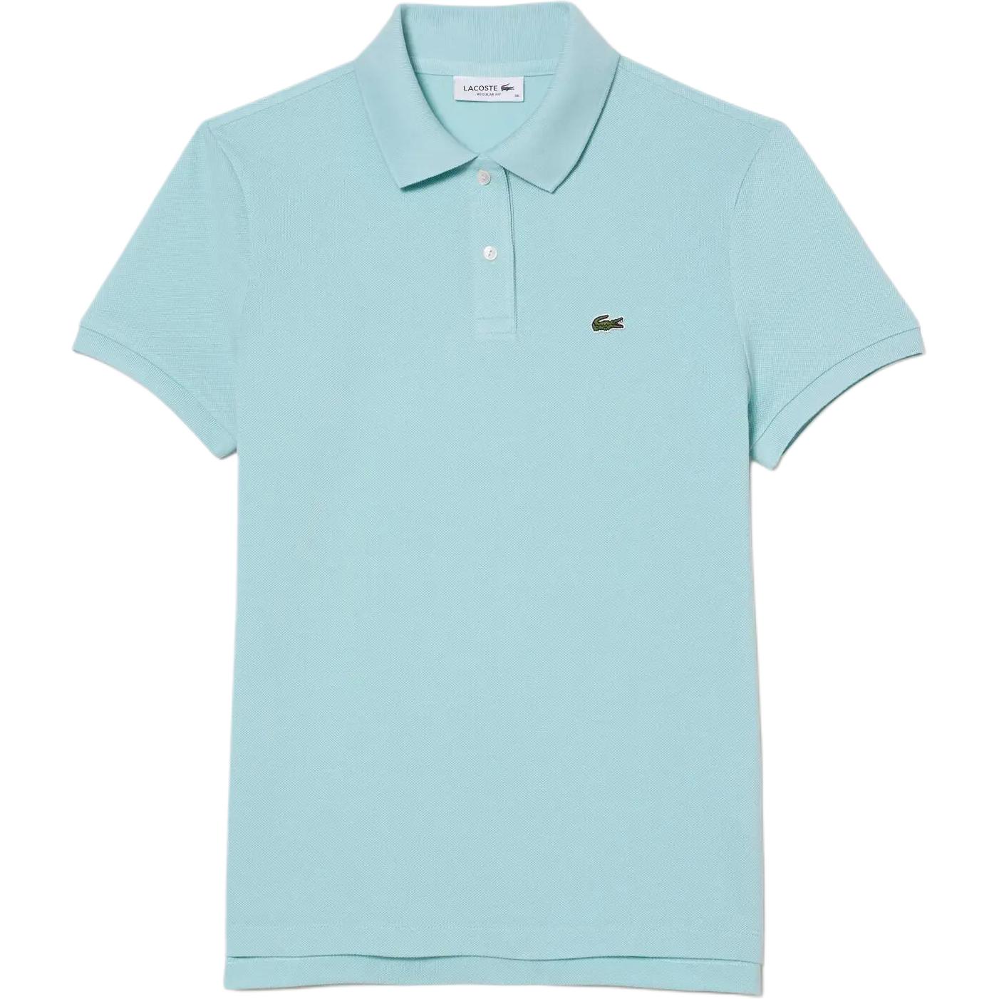 Женская футболка LACOSTE LACOSTE SS23 Polo (бирюзовая)