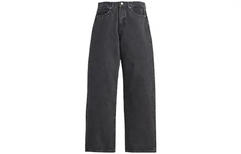 COACH Jeans Women's Black Moderate Straight Fit Pants