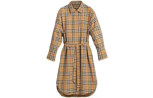 Burberry Casual Long Skirt Women's Classical Style Yellow