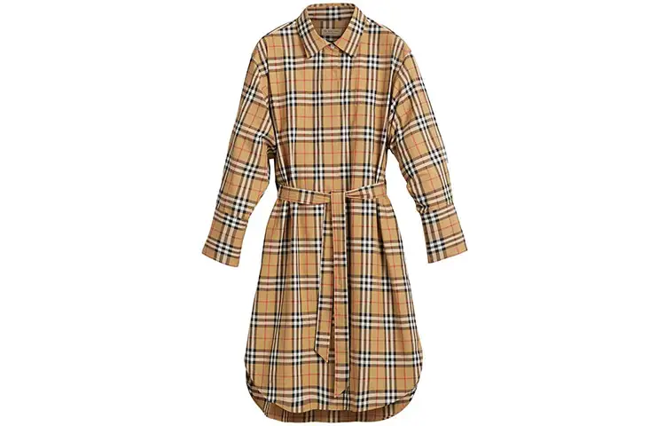 Burberry Casual Long Skirt Women's Classical Style Yellow