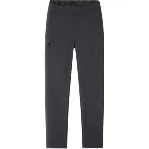 Columbia Hiking Water Repellent Lining Fleece Lined Thermal Straight Fit Windbreaker Pants Women's Black