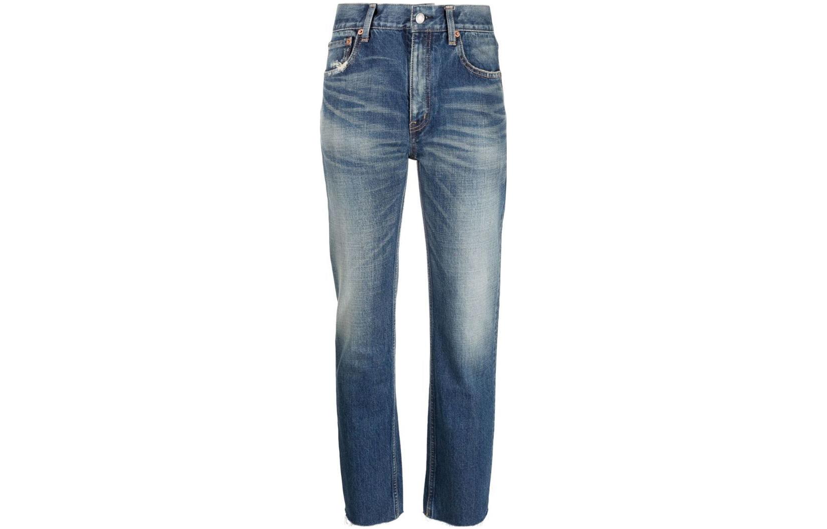 Женские джинсы SAINT LAURENT (голубые)