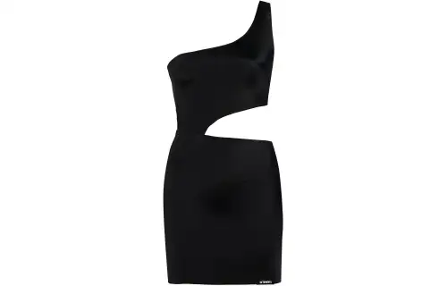 Vetements Asymmetrical Cut-Out Dress