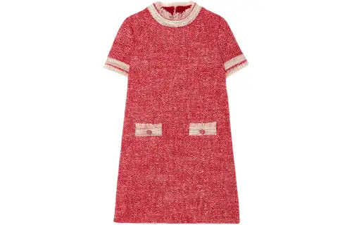 GUCCI Short Sleeved Dress Women's Pink