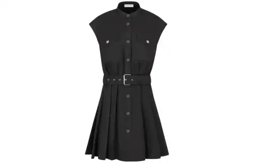 DIOR SS24 Sleeveless Dress Women's Black