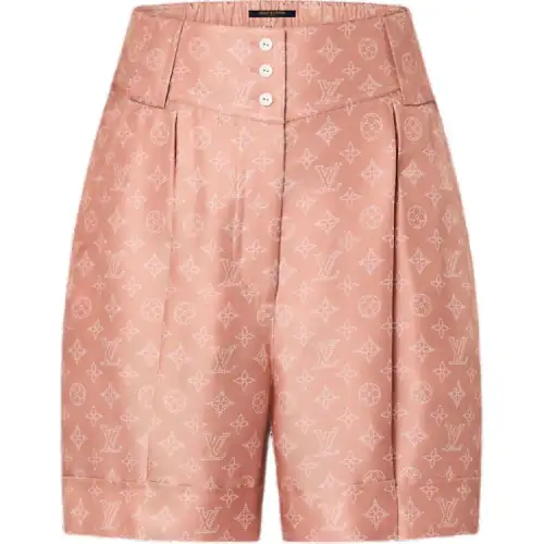 LOUIS VUITTON Tailored Mahina Monogram Shorts