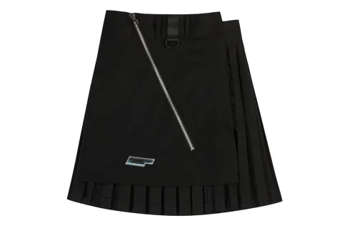 HARSH AND CRUEL Asymmetrical black skirt