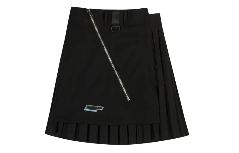 HARSH AND CRUEL Asymmetrical black skirt
