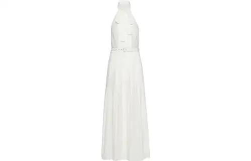 PRADA Sleeveless Dresses Women's White Moderate Long