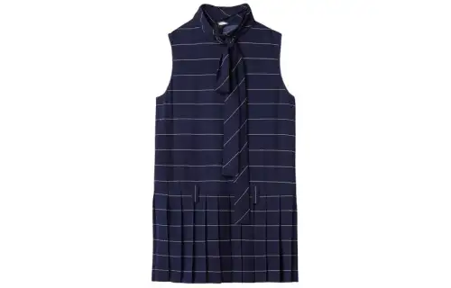 MIU MIU SS24 Sleeveless Dress Women's Blue