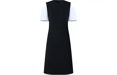 LOUIS VUITTON FW23 Short Sleeved Dress Women's Black