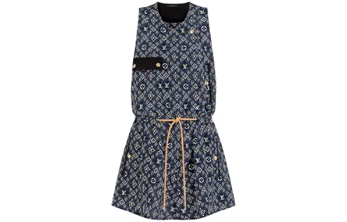 LOUIS VUITTON Casual Long Skirt Women's Multicolor