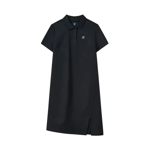 FILA Short Sleeved Dress Women's Jet Black