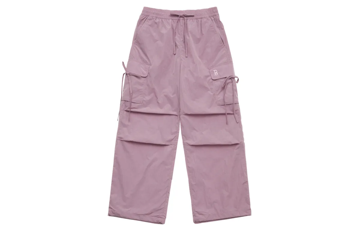 MLB Boston Red Sox Basic Collection SSS25 Cargo Pants Women's Heather Gray Purple