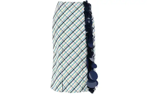 PRADA Casual Long Skirts Women's Multicolor Moderate Mid Length A Line Skirt