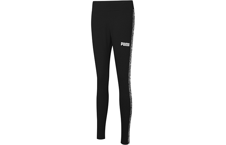Женские леггинсы PUMA Snake (черные)