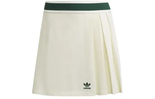 Adidas Originals Casual Short Skirts Women's Jade White