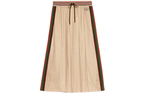 GUCCI Casual Long Skirt Women's Light Umber