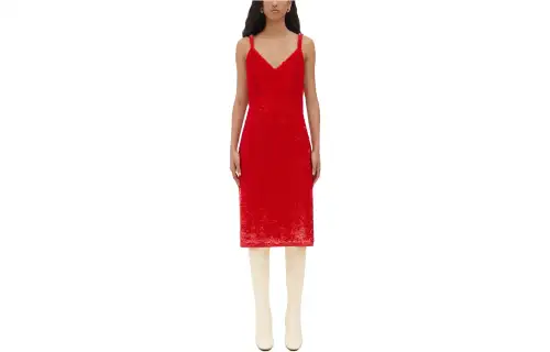 Bottega Veneta Sleeveless Dress Women's Tomato Red