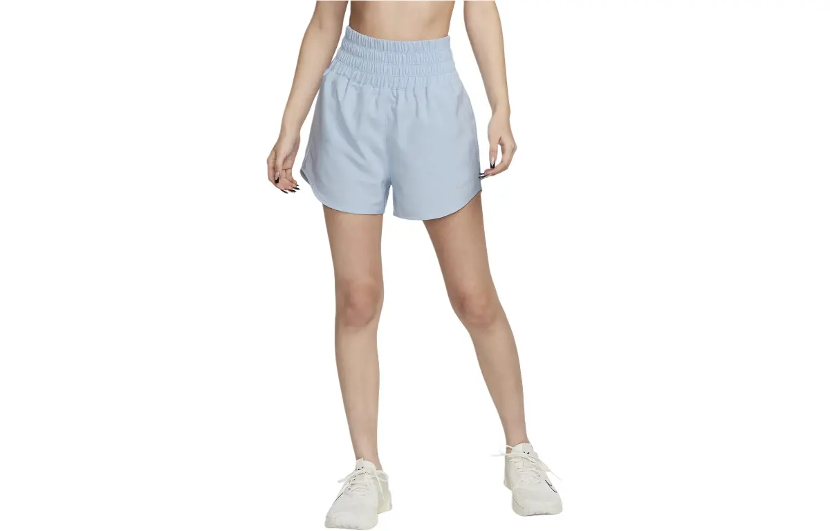 Nike Dri Fit One Casual Shorts Women's Light Blue