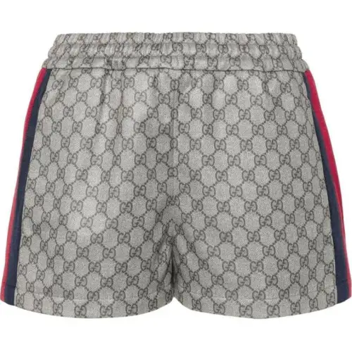 GUCCI Technical Jersey Shorts 'Beige/Ebony'