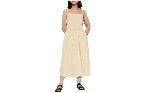 UNIQLO Slip Dress Women's Cream