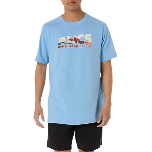 Asics BLOSSOMING FUJI T Shirt Men's 1 Pack Blue