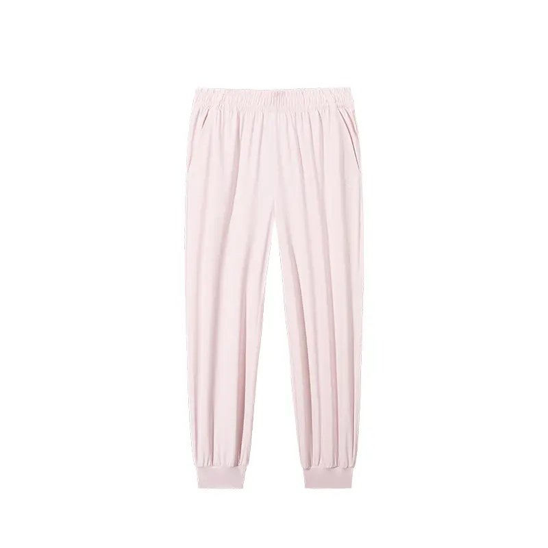 Anta Variety Training Collection Knitted Sweatpants Women's Soft Pink