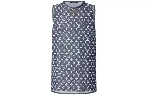 LOUIS VUITTON Monogram Jacquard Knit Dress