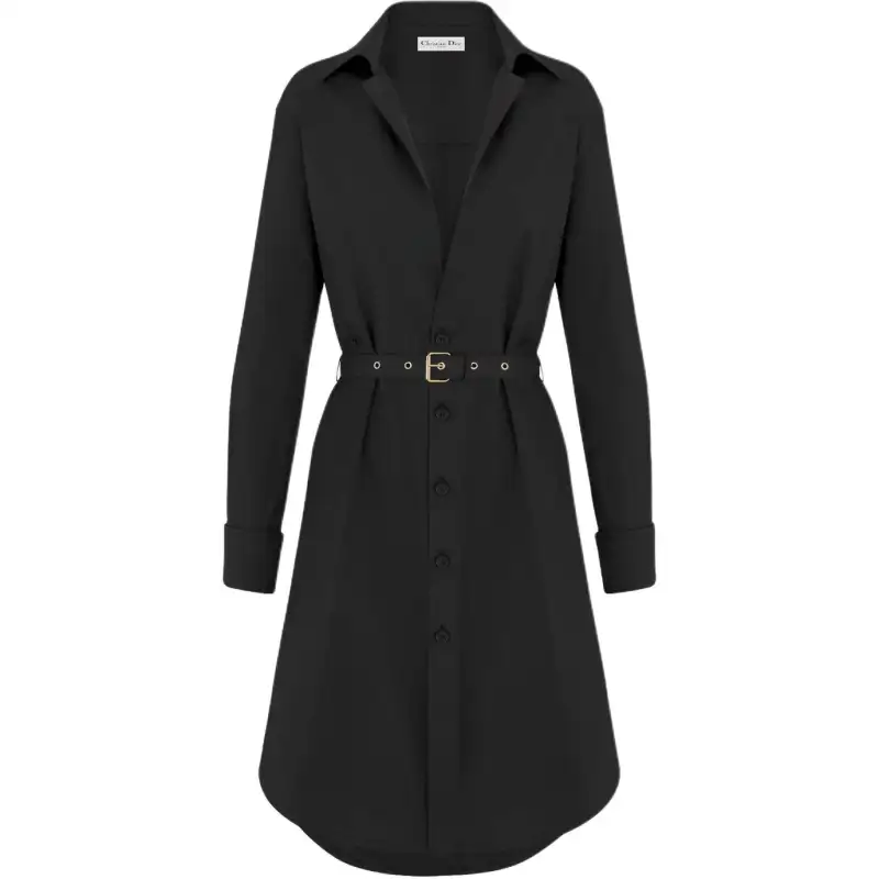 DIOR Long Sleeved Dress Women's Black