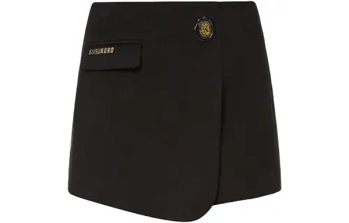 EVISU Casual Short Skirts Women's Black