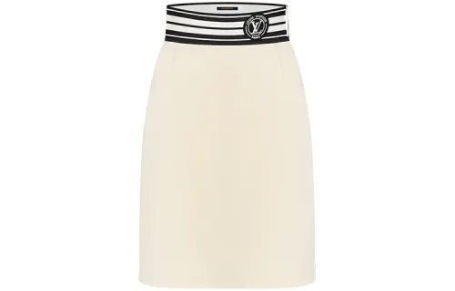 LOUIS VUITTON 1AA4C2 Lv Stripe Pencil Skirt