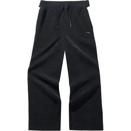 Anta Variety Training Collection Knitted Sweatpants Women's Basic Black/Papyrus White