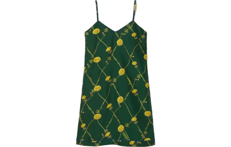Burberry Sleeveless Dress Women's Ivy Green