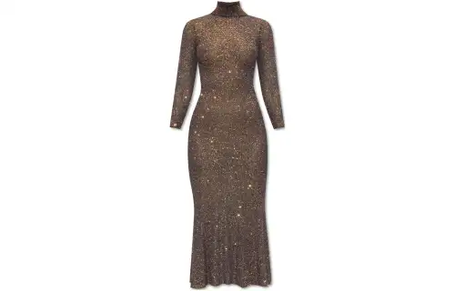 Balenciaga Sequin Embellished Maxi Dress