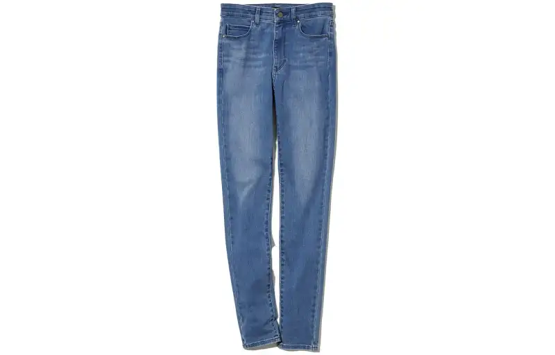 UNIQLO Jeans Women's Lake Blue Moderate Straight Fit Pants