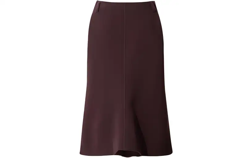 UNIQLO Casual Long Skirts Women's Dark Umber Mid Length Other