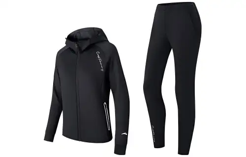 Anta Casual Suit Women's Black+Black