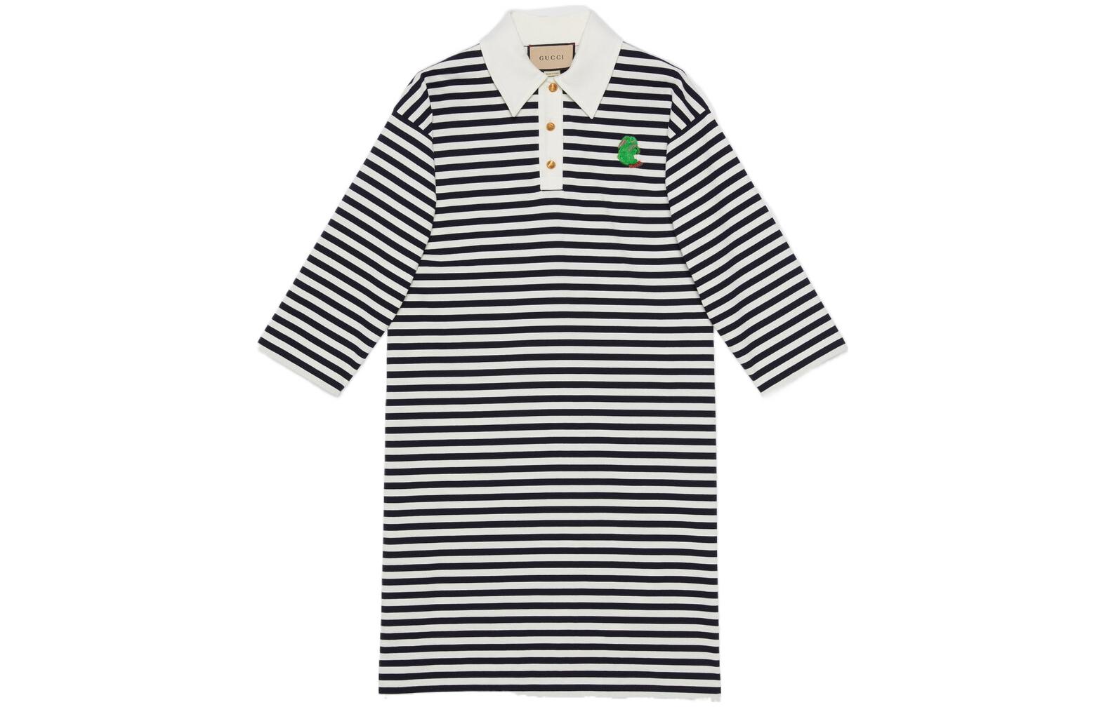 Женское платье Gucci Polo Dress (синее)