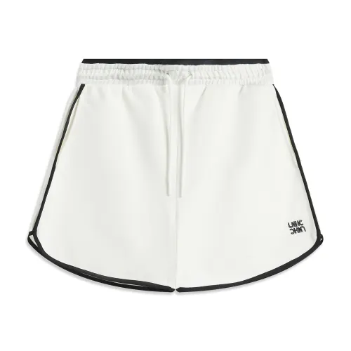 Li Ning Sports Life Collection Casual Shorts Women's Ivory