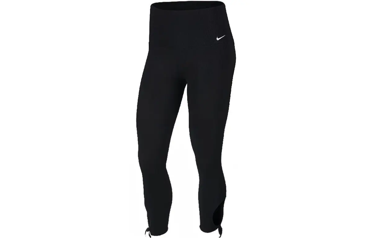 Nike Sports Pants Women's Black Moderate Cuffed Pants