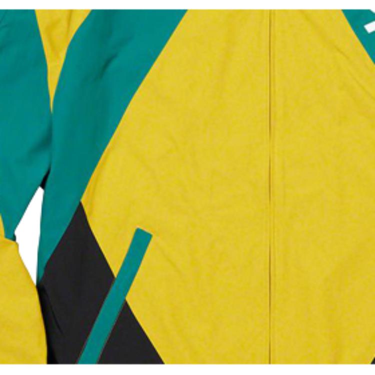 Куртка Supreme SS20 Week 1 Paneled Track Jacket (желтая) — фото 3