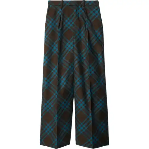 Burberry Suit Pants Women's Multicolor