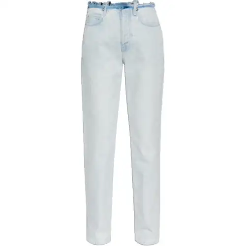Balenciaga Distressed Trim Jeans