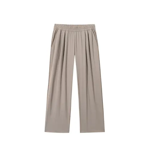 Anta Variety Training Collection Knitted Sweatpants Women's Sandalwood Gray