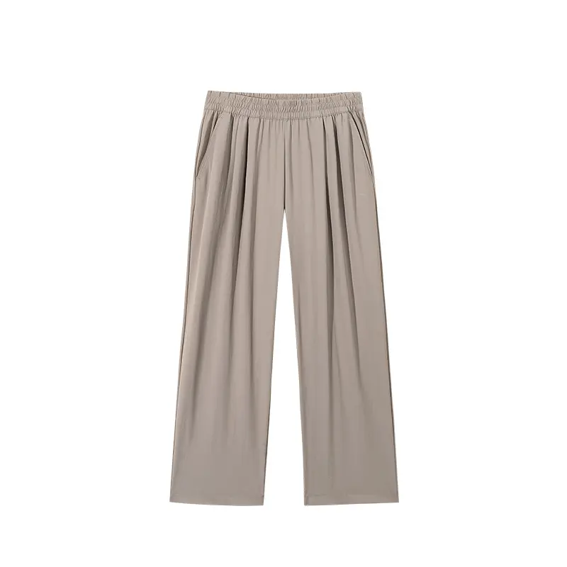 Anta Variety Training Collection Knitted Sweatpants Women's Sandalwood Gray